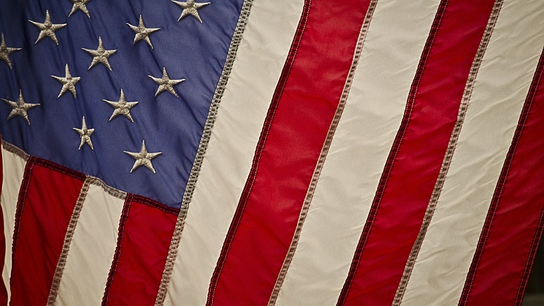 American flag shown to represent the 4th July