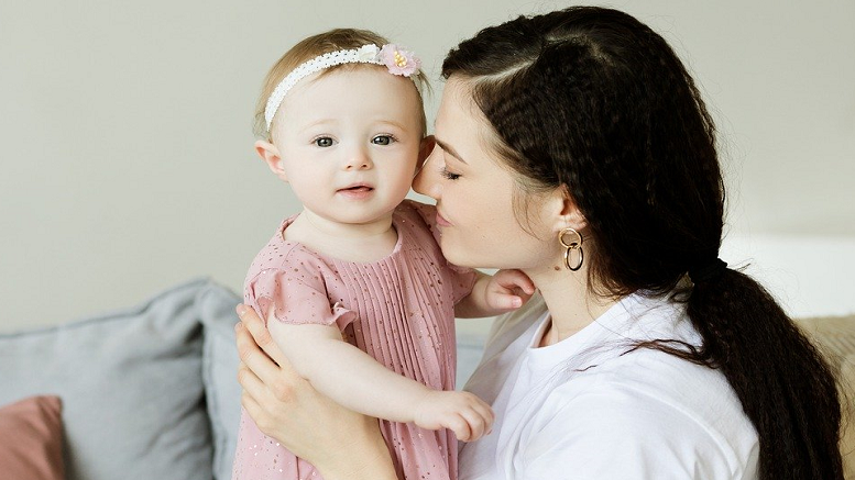 Mother and daughter celebrating Working Parents Day